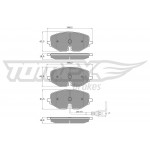 TOMEX Brakes Bremsbelagsatz, Scheibenbremse